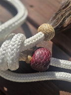 The "Elidio" Hackamore with Treeline Rope Mecate