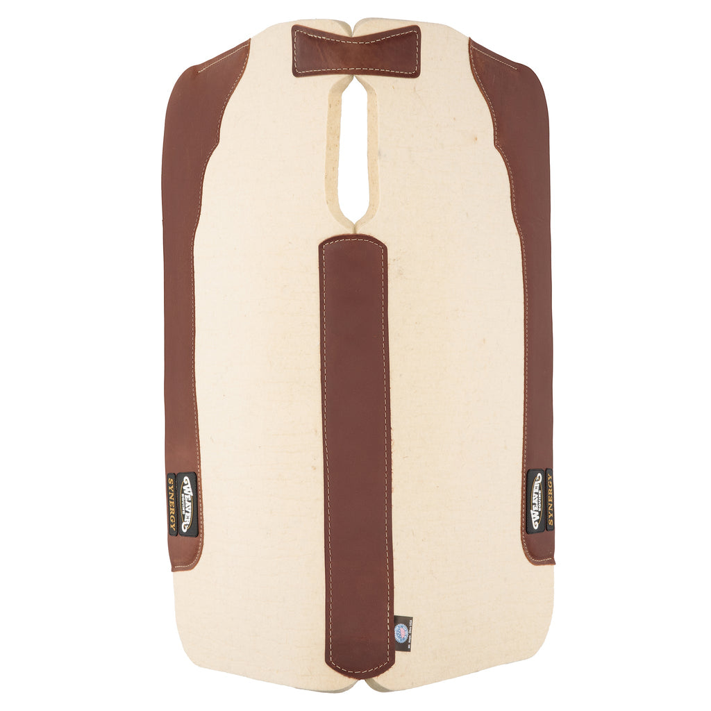 Synergy Deep Contour Steam Pressed 100% Merino Wool Felt Performance Saddle Pad