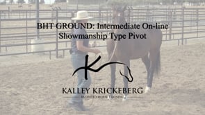 Intermediate Ground, On-Line: Showmanship type pivot