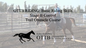 OTTB Transitional Training Stage 2 Riding, Control: Trail Obstacle Course