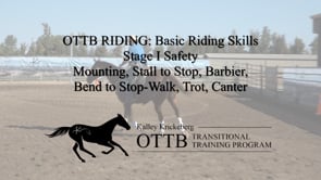 OTTB Transitional Training Stage 1 Riding Safety: The Beginning
