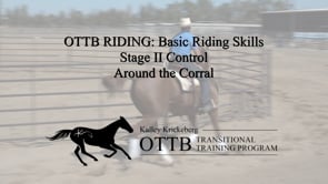 OTTB Transitional Training Stage 2 Riding, Control: Around the Round Corral