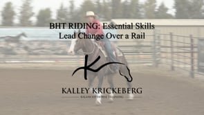 Essential Riding: Training the Lead Change Over a Rail